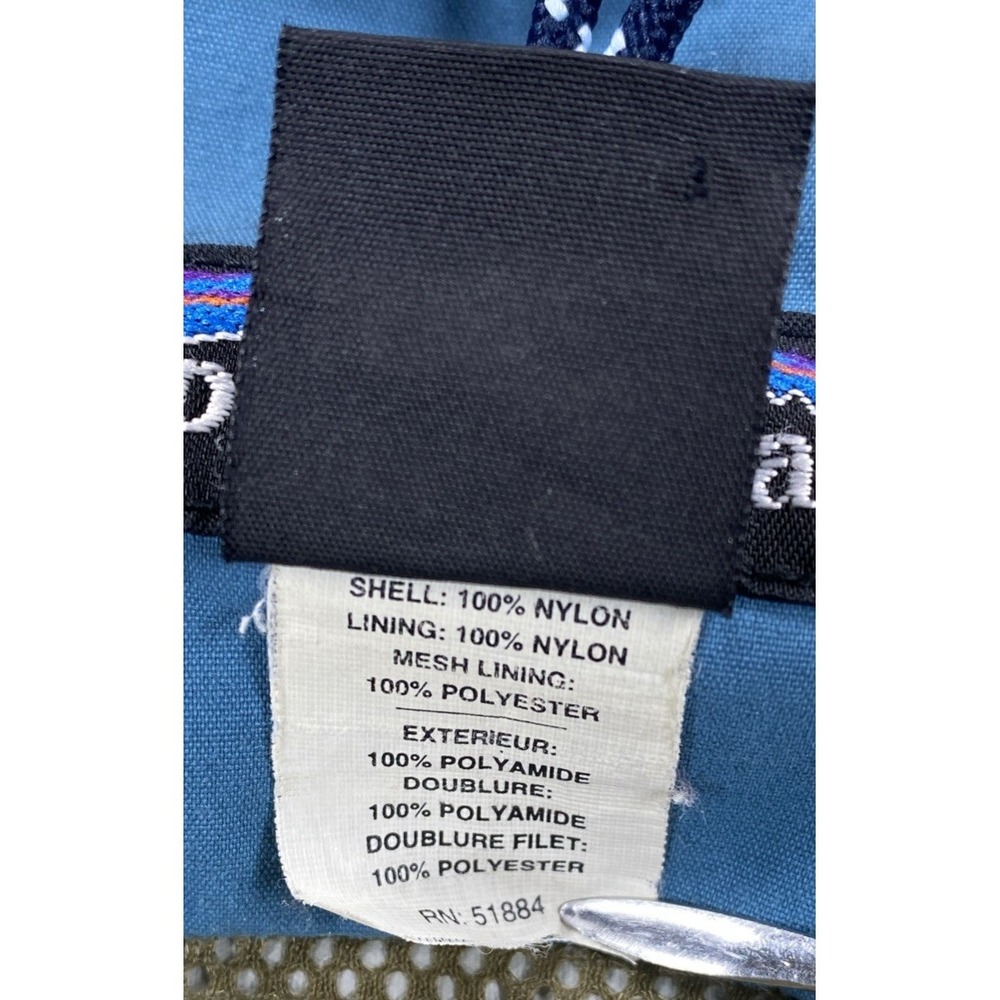 Patagonia‎ Unisex Storm Jacket Hooded Size XS Teal Full Zip Vintage - Picture 6 of 9